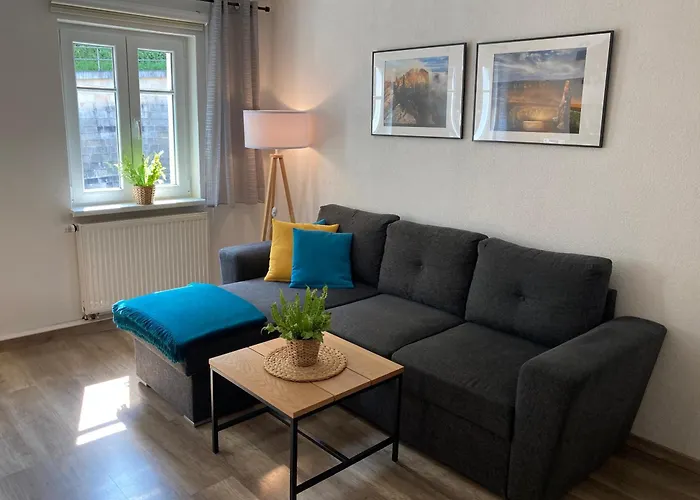 Sandstein-Ferien, Kamin, Fewo \