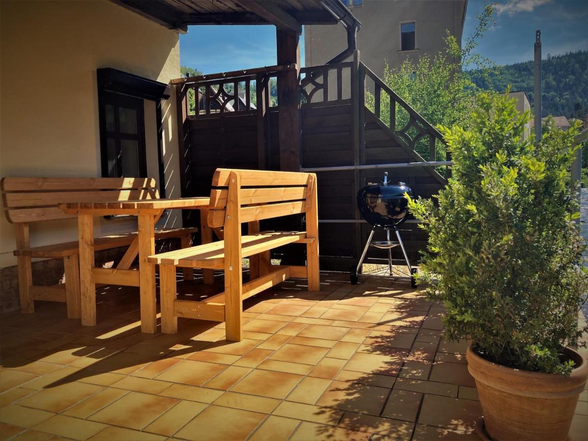Sandstein-ferien, Kamin, 